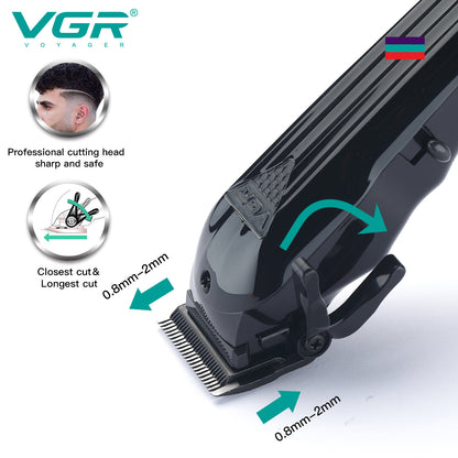VGR V-282 Hair Trimmer Rechargeable Trimmer Professional Haircut Machine