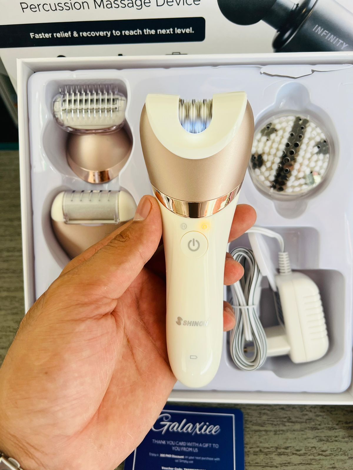 5 in 1 Shinon Ladies Shaving Epilator  Machine - Buy Online Pakistan | Galaxiee.com