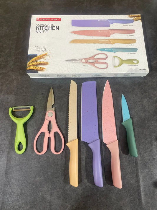 6 Pcs Knife Set  Good Quality - Buy Online Pakistan | Galaxiee.com