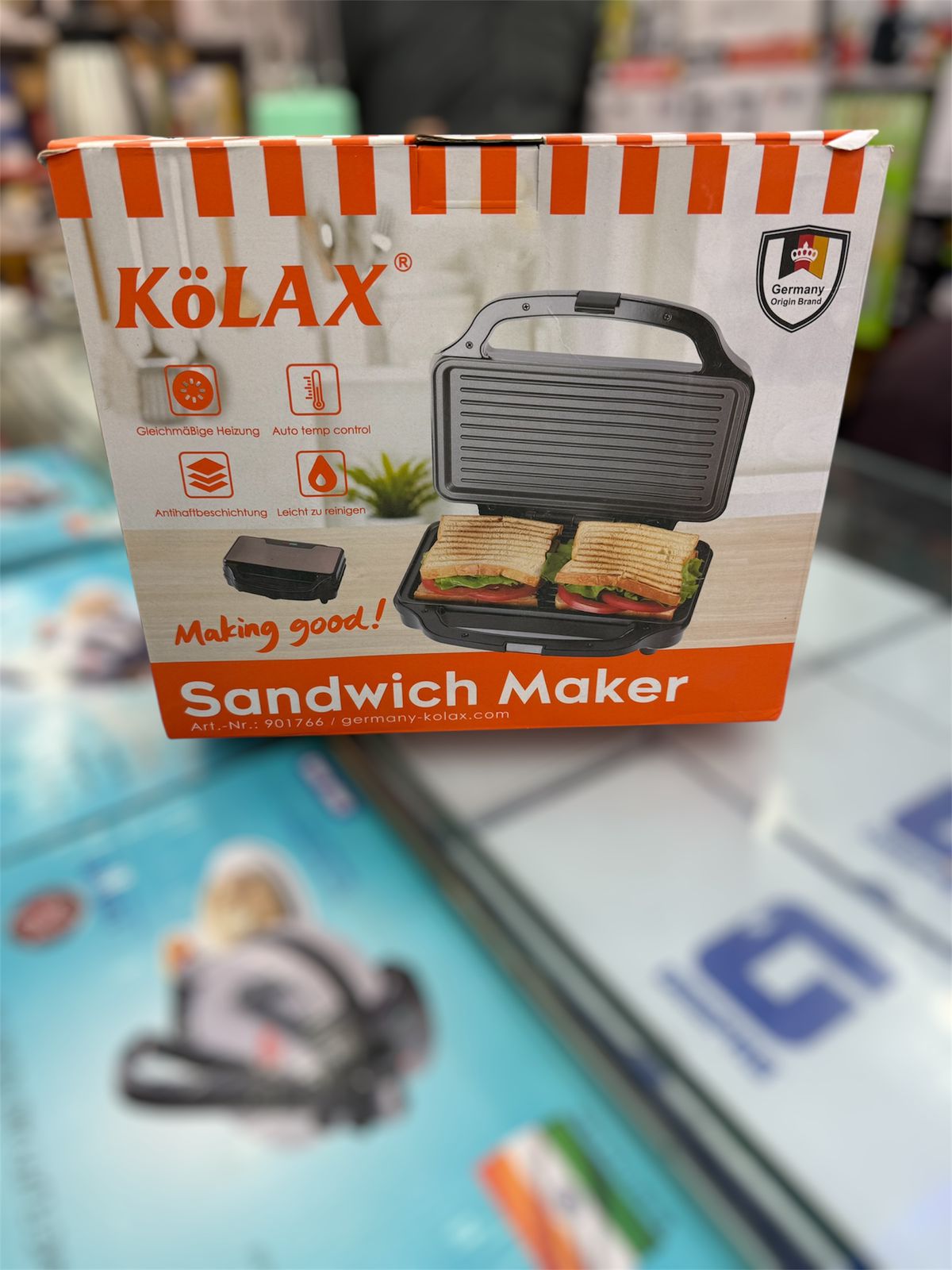 KOLAX deep filled sandwich maker