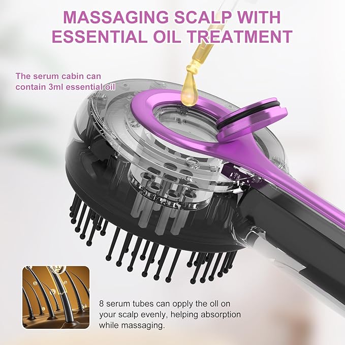 Scalp Massage Comb Red Light Hair Care