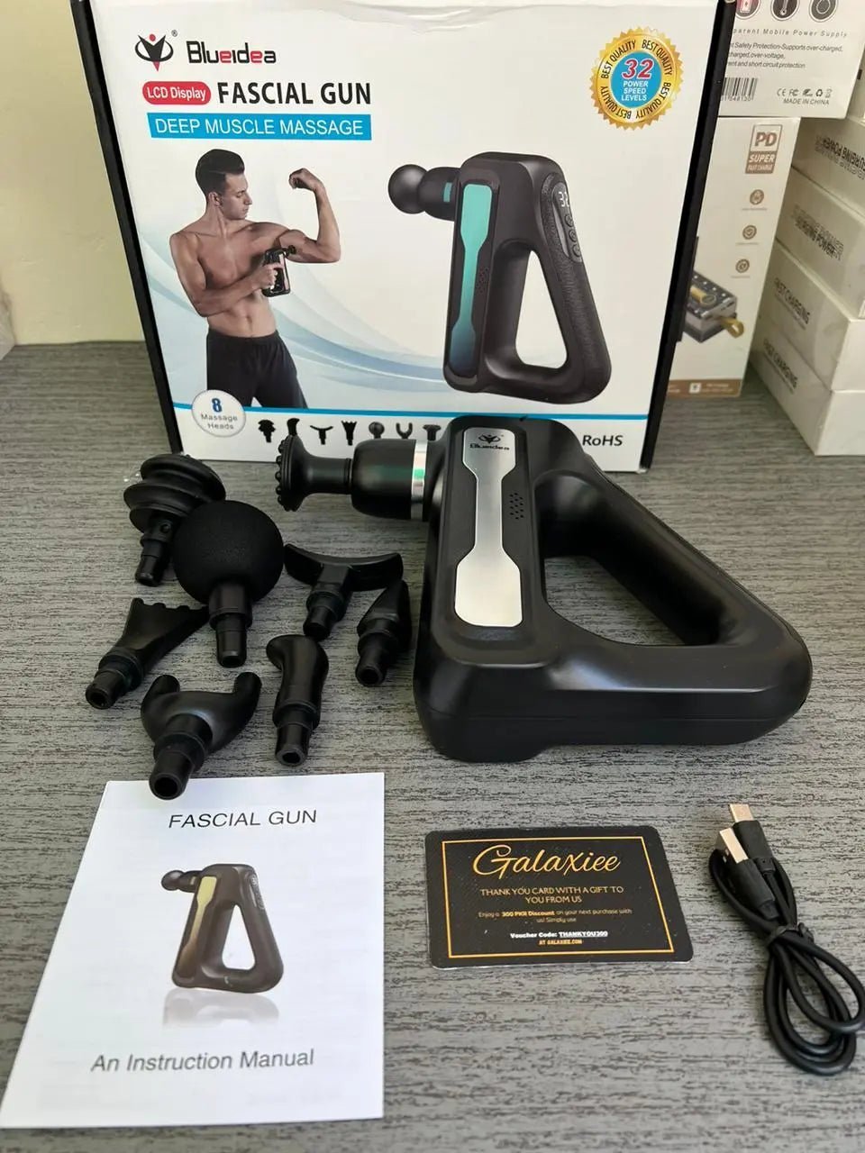 8 In 1 Deep Body Massager - Lot - USA Imported - Galaxiee.comfitness