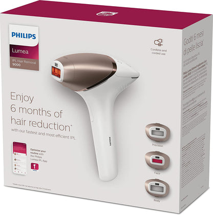 Philips Lumea BRI955 9000 Series IPL Hair Removal – Body, Face & Precision Attachments (Bikini & Underarms)