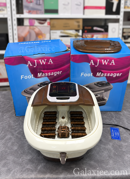 AJWA Foot Massager with Heat, Bubbles & Rollers – Galaxiee
