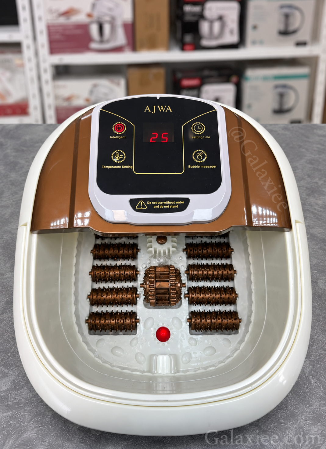 AJWA Foot Massager with Heat, Bubbles & Rollers – Galaxiee