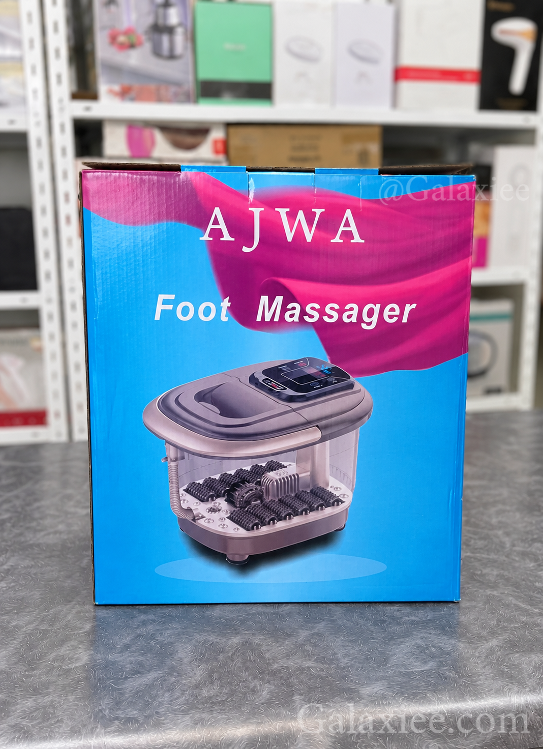 AJWA Foot Massager with Heat, Bubbles & Rollers – Galaxiee