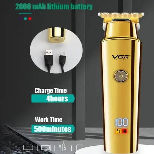 VGR Hong Kong Lot Rechargeable Professional Hair Trimmer - #galaxiee.com#