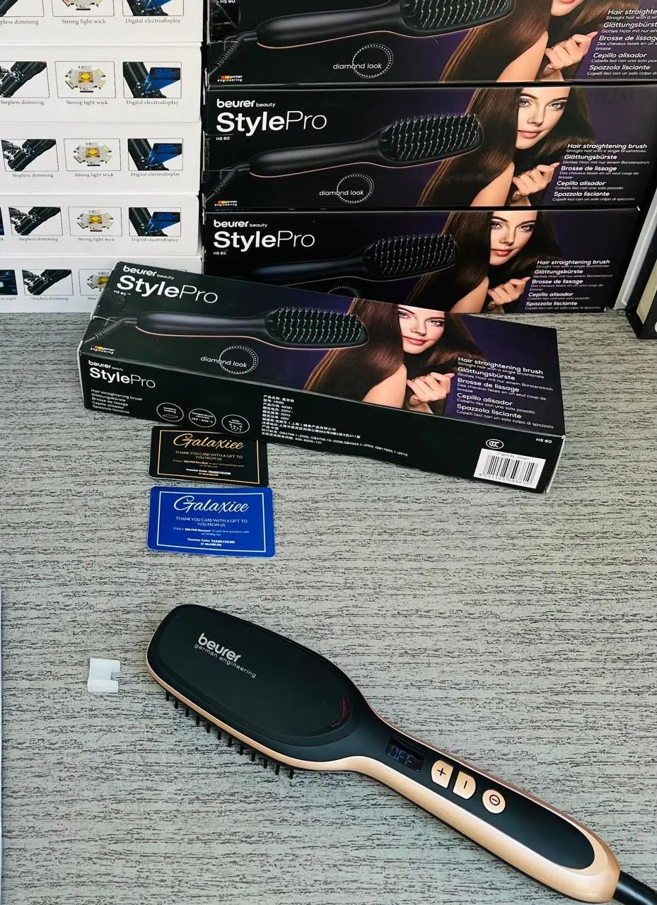 Beurer Germany Style Pro Diamond Straightener Brush HS 60 - #galaxiee.com#