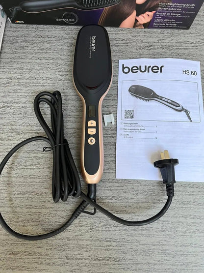 Beurer Germany Style Pro Diamond Straightener Brush HS 60 - #galaxiee.com#