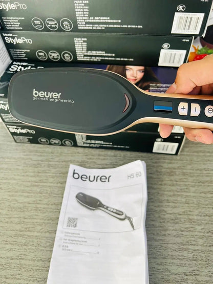 Beurer Germany Style Pro Diamond Straightener Brush HS 60 - #galaxiee.com#