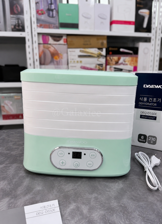 Korean 6-Tray Food Dehydrator 230W Adjustable Temperature Dryer