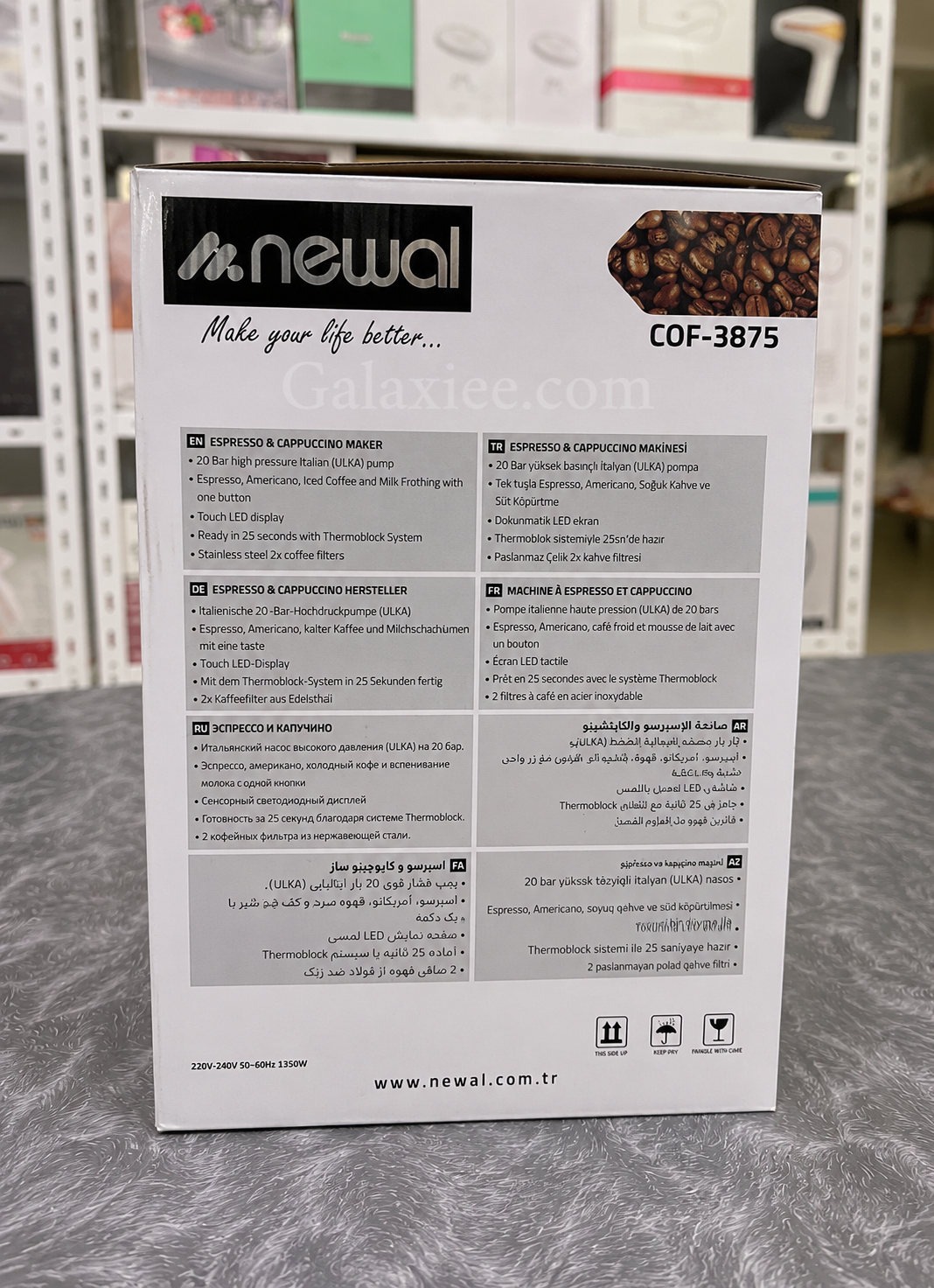 Newal COF-3875 20 Bar Espresso Maker Galaxiee