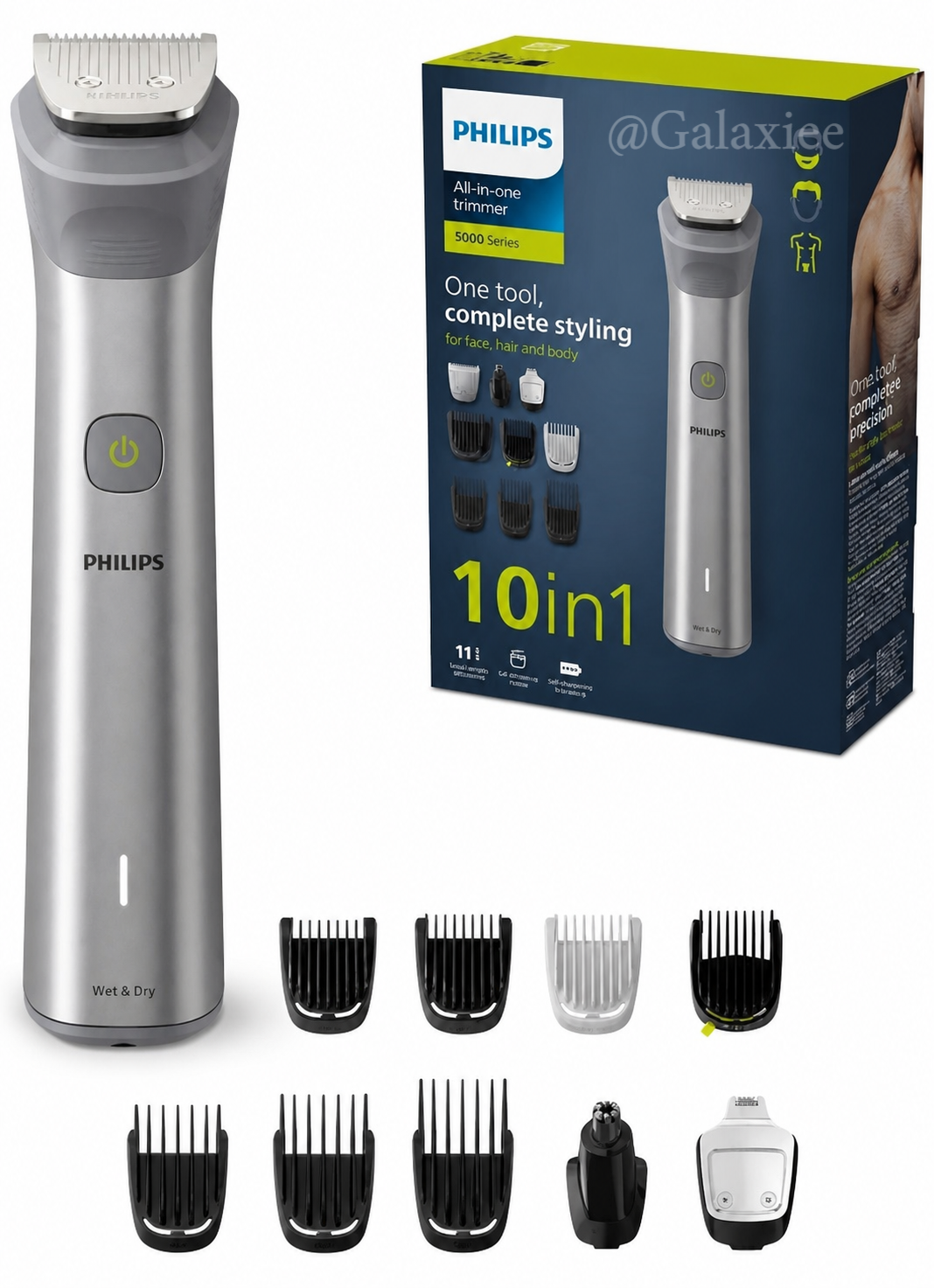 Philips All-in-One Trimmer 10-in-1 Beard Grooming Galaxiee
