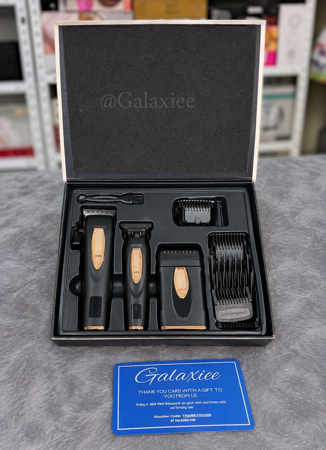 3-in-1 LED Hair Clipper & Shaver Kit 929 – Galaxiee