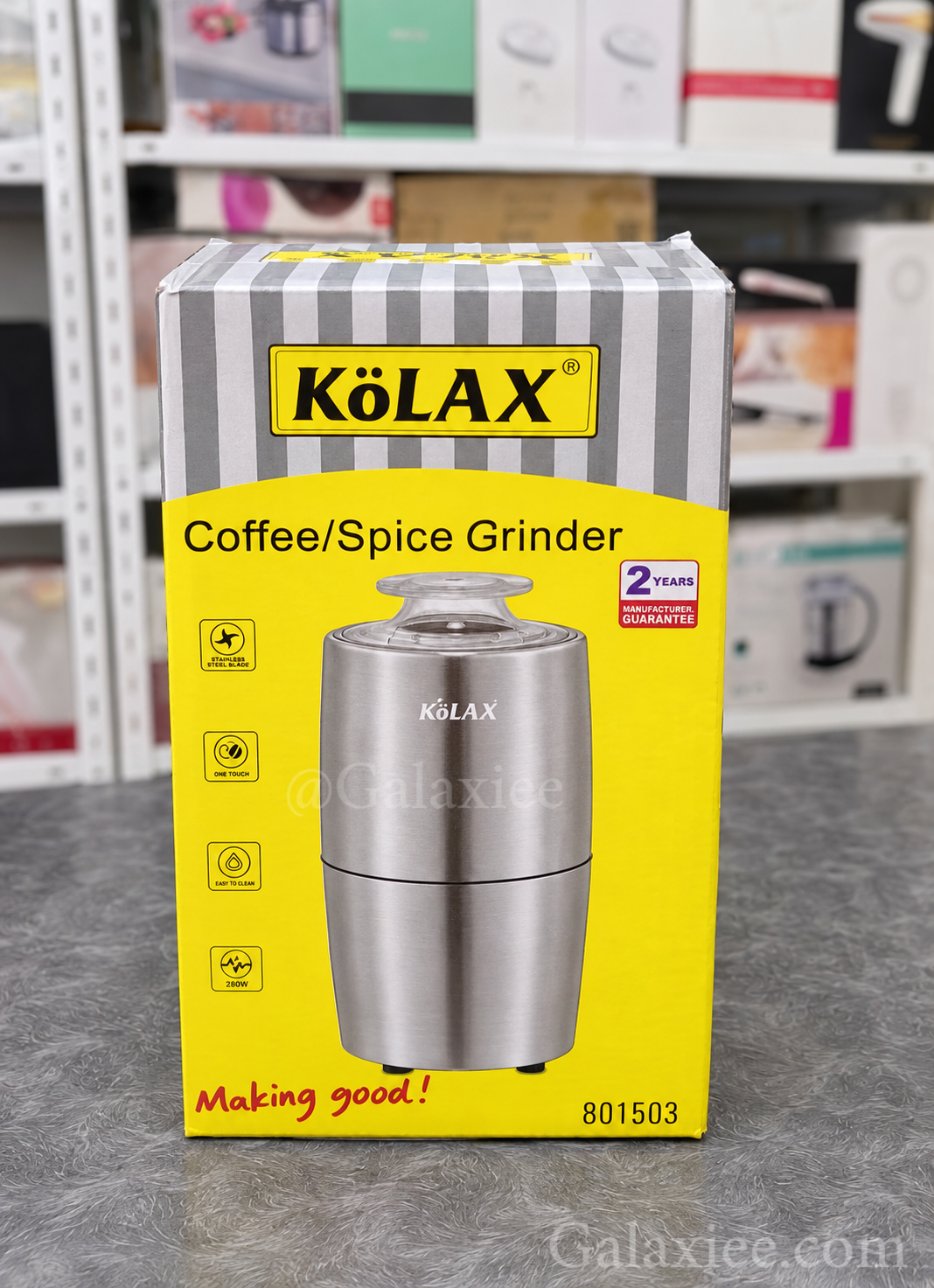 Kölax ZC-0233 Coffee & Spice Grinder 280W Stainless Steel – Galaxiee