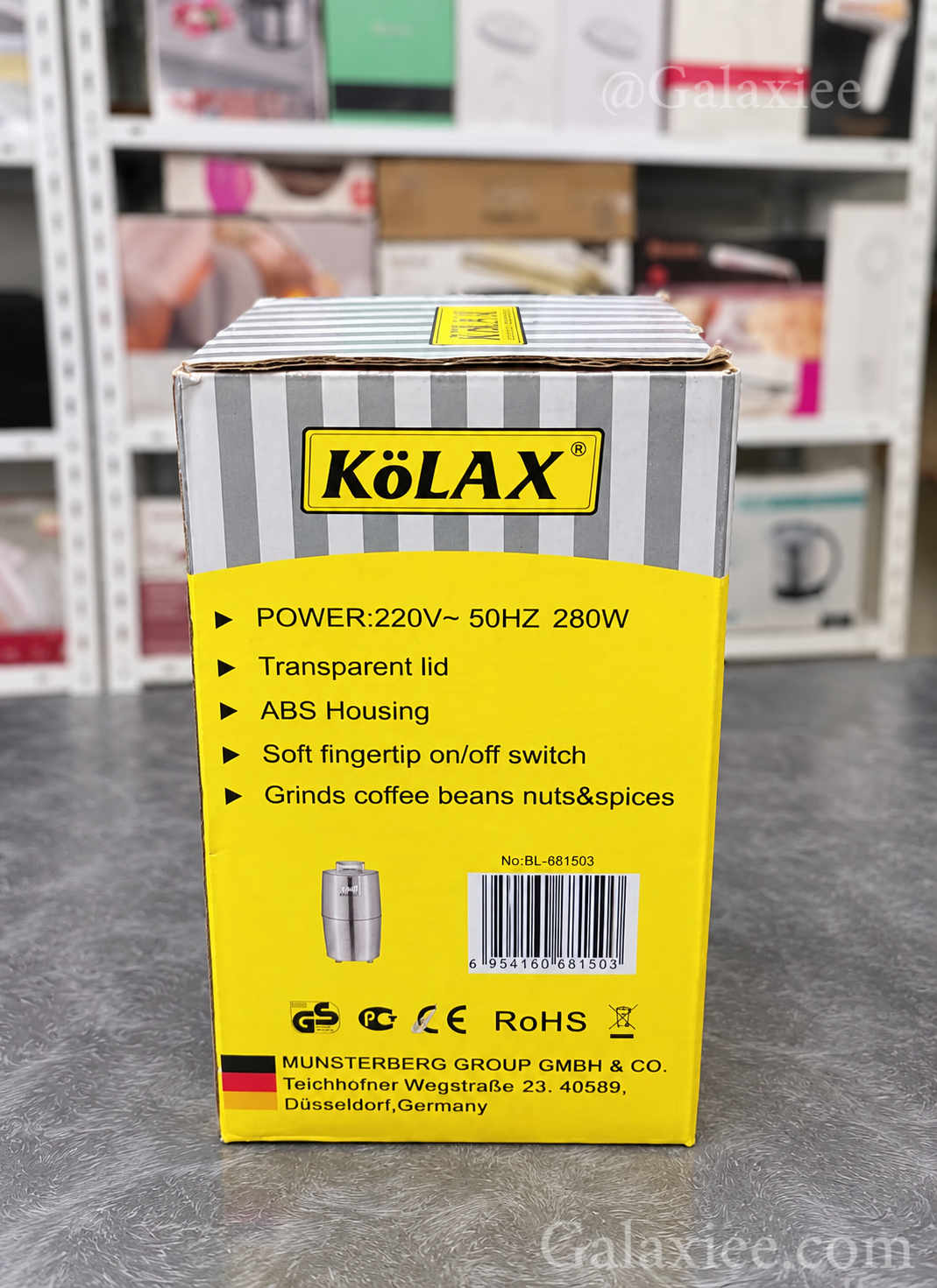Kölax ZC-0233 Coffee & Spice Grinder 280W Stainless Steel – Galaxiee