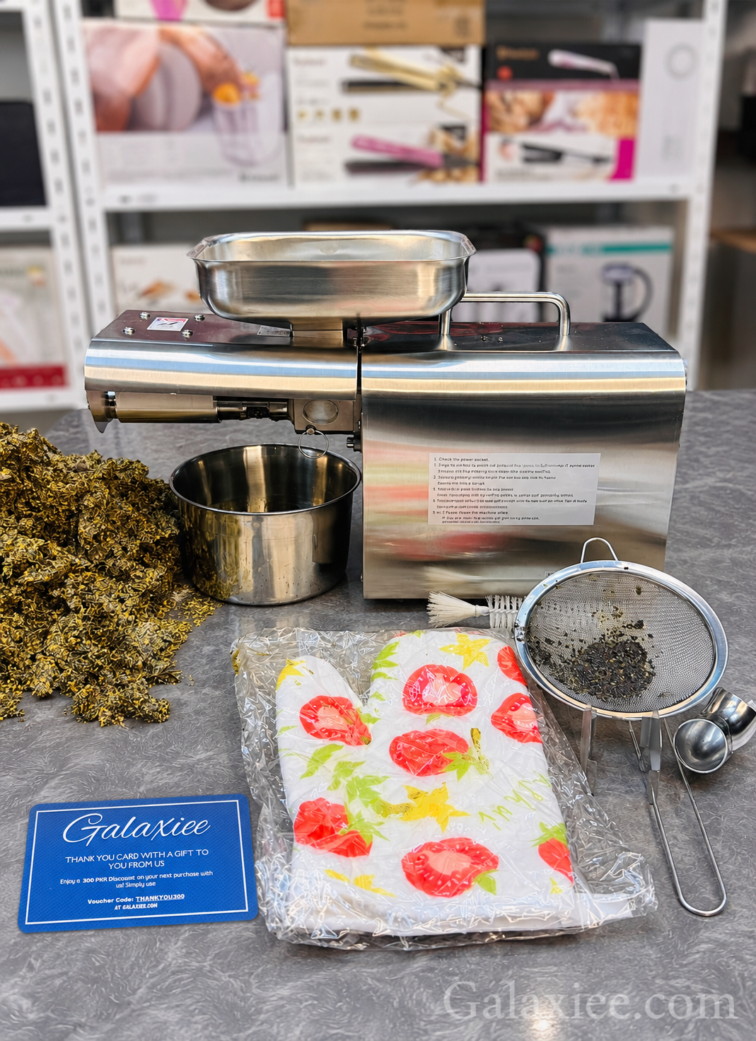 Stainless Steel Oil Press Machine – Pure & Fresh Oil at Home!