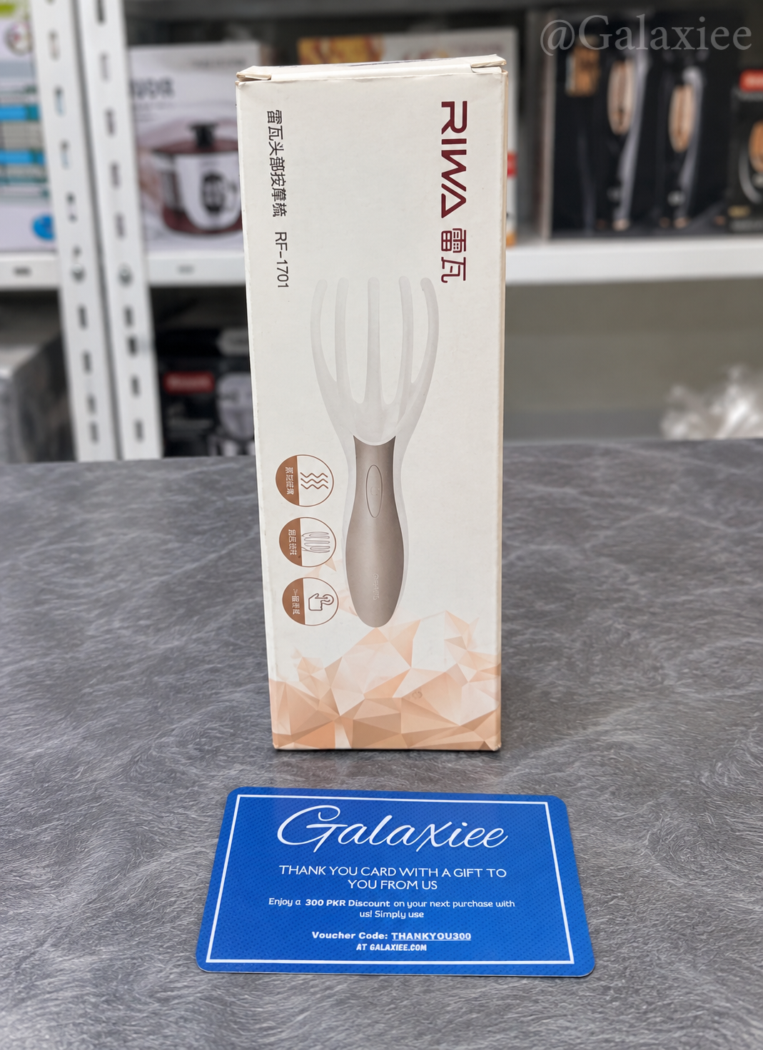RIWA RF-1701 Electric Scalp Massager Comb – Galaxiee