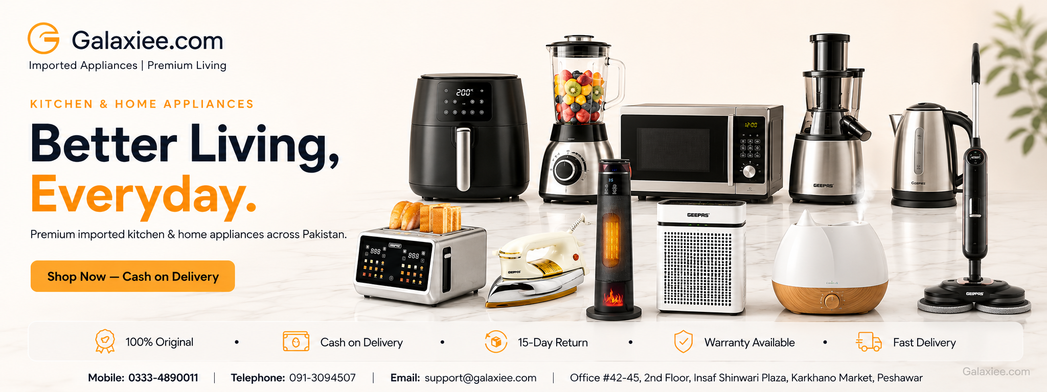 Better Living Everyday - Imported kitchen appliances Pakistan | Galaxiee