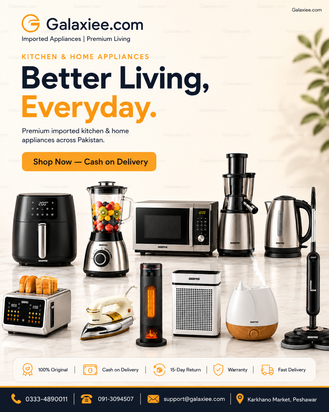 Better Living Everyday - Imported kitchen appliances Pakistan | Galaxiee