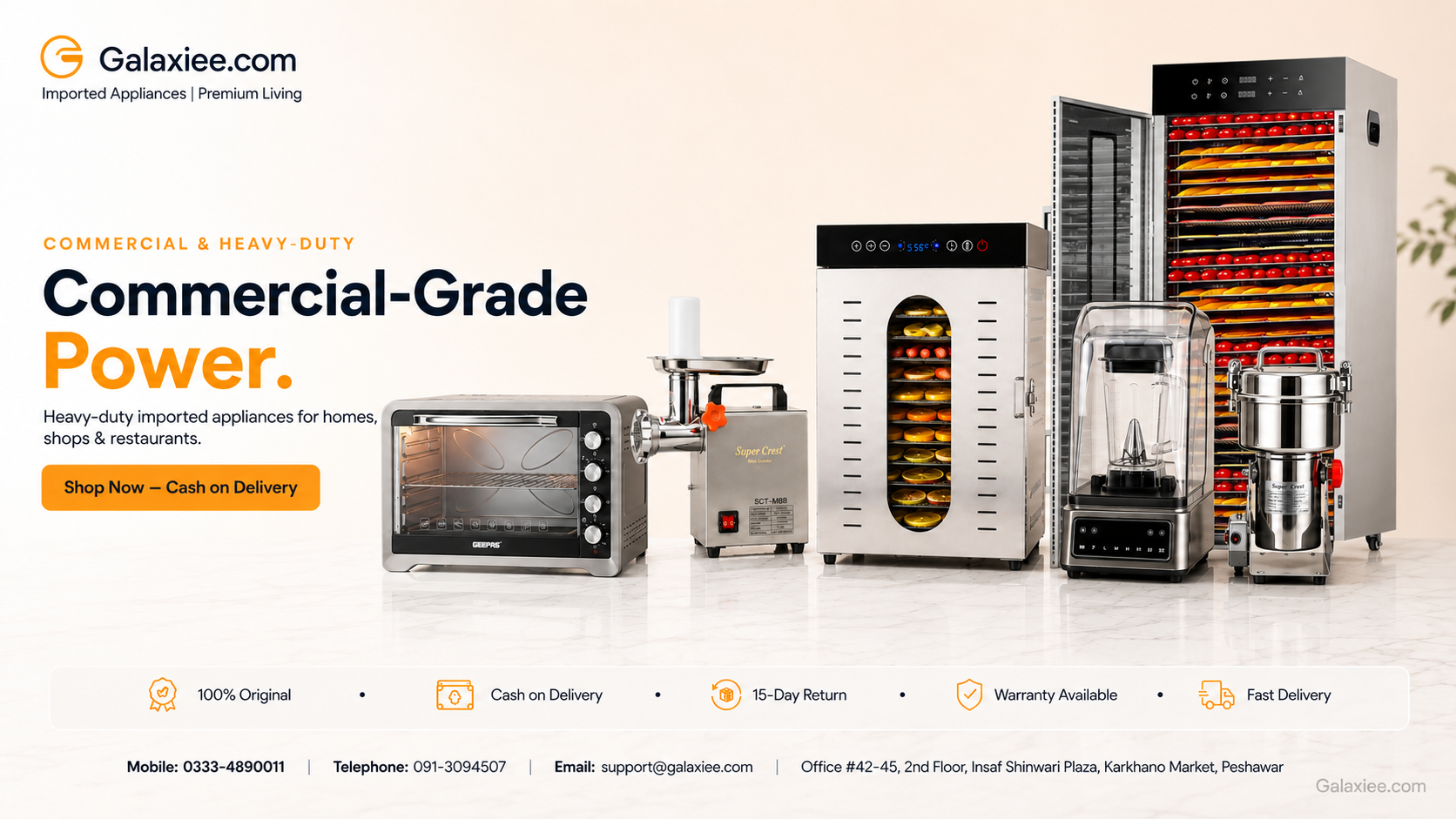 Galaxiee imported appliances Pakistan