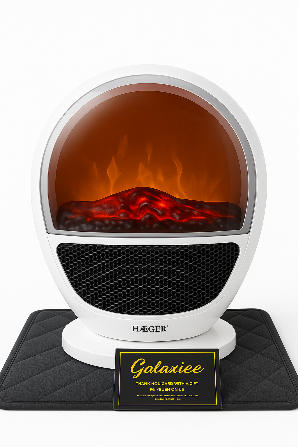 Original Haeger Flame Heater Fan Heater