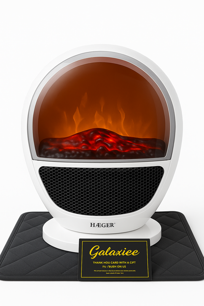 Original Haeger Flame Heater Fan Heater