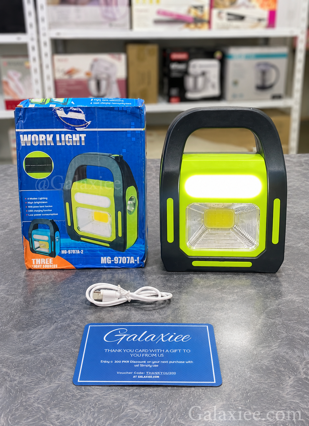Portable Solar Work Light 5200mAh COB LED – Galaxiee