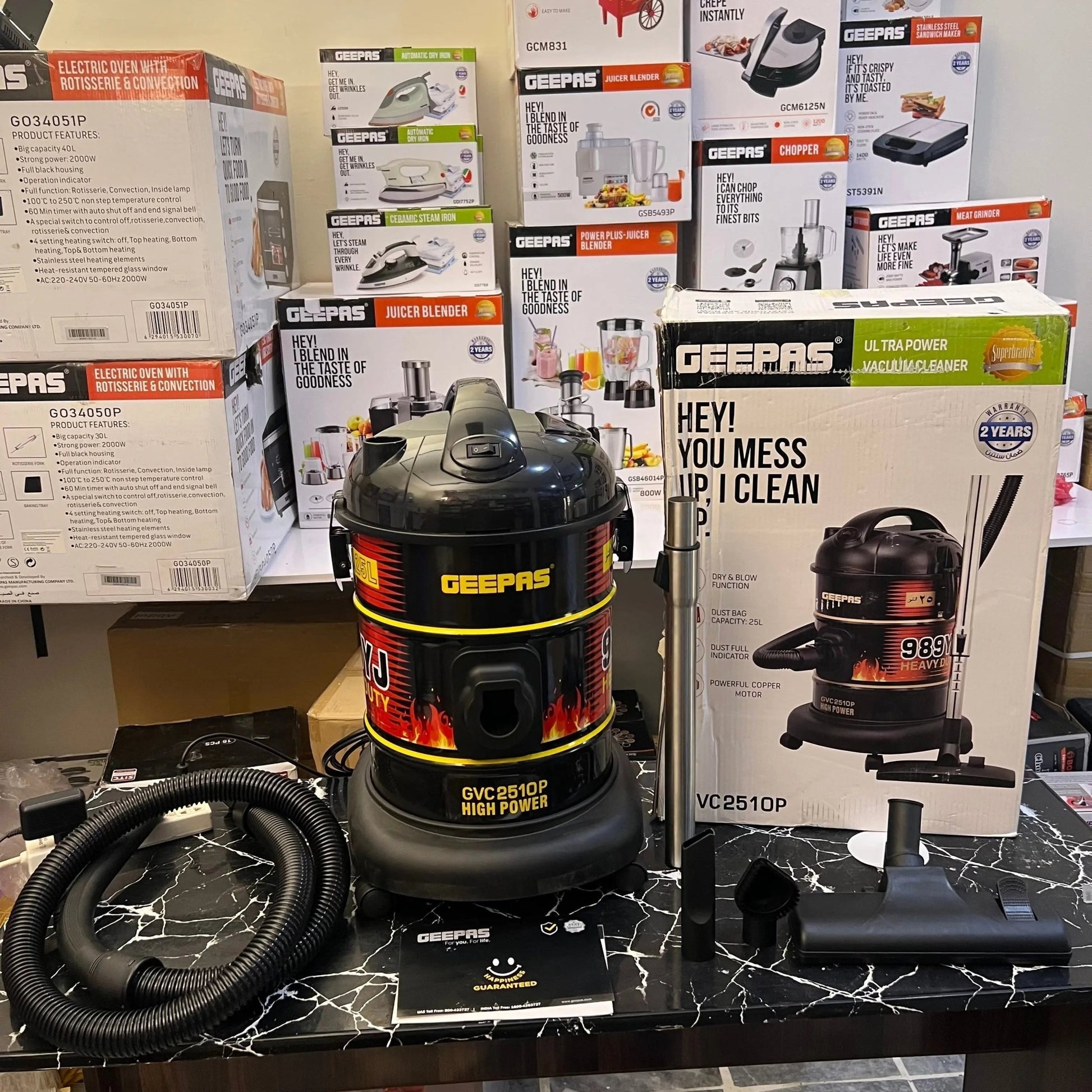 Geepas Ultra Power Vacuum Cleaner GVC2510P - #galaxiee.com#