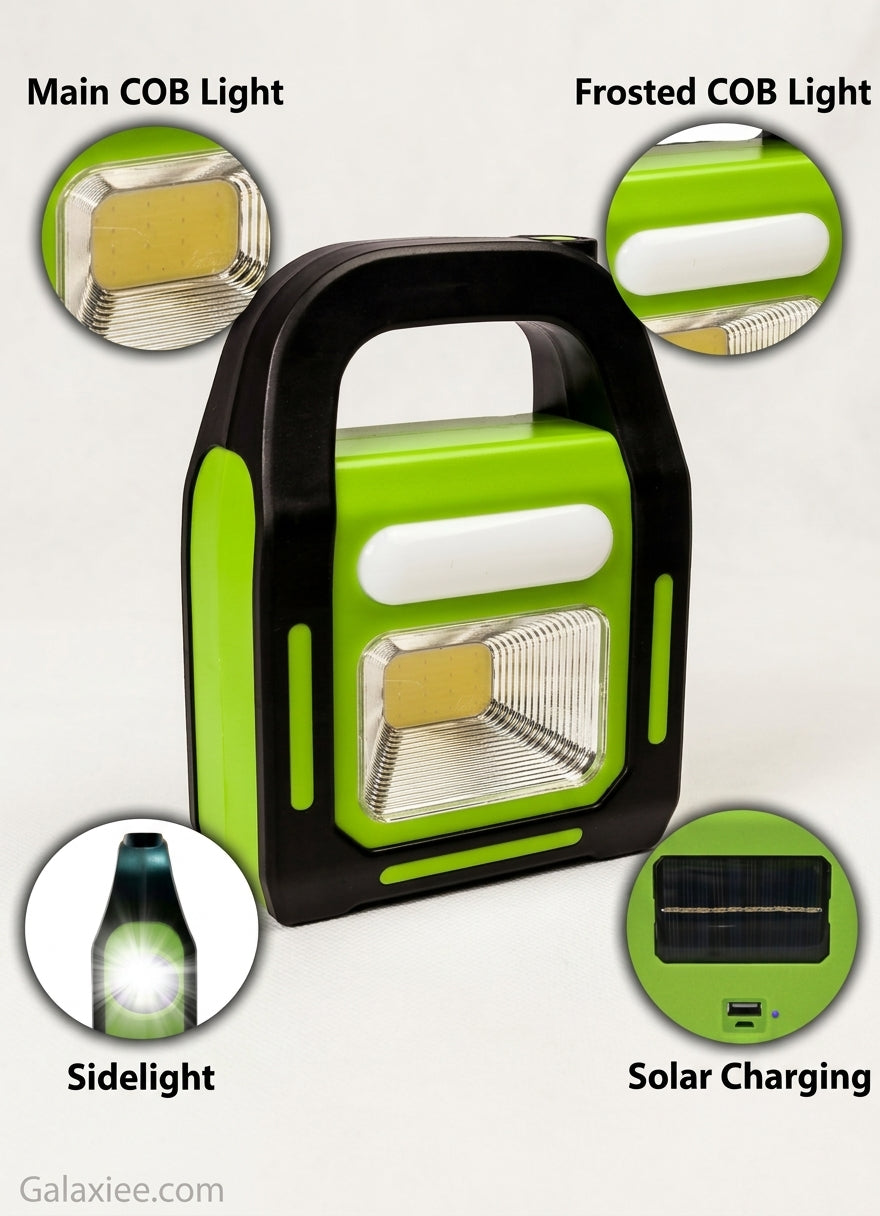 Portable Solar Work Light 5200mAh COB LED – Galaxiee