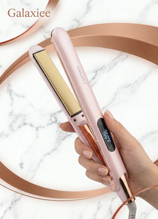 SOKANY HS-976 Digital Hair Straightener – Ceramic Plates – Galaxiee