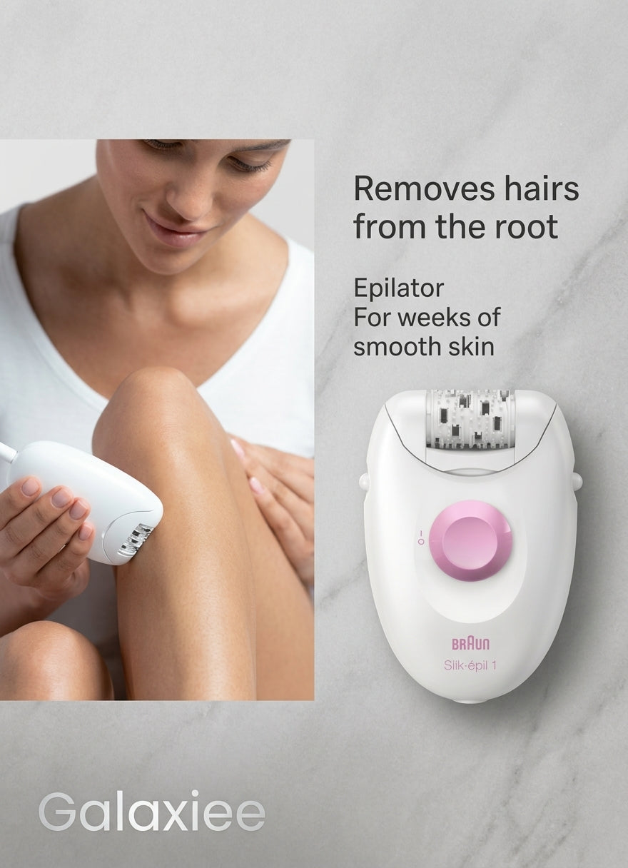 Braun Silk·épil 1 Epilator for Root Hair Removal – Galaxiee