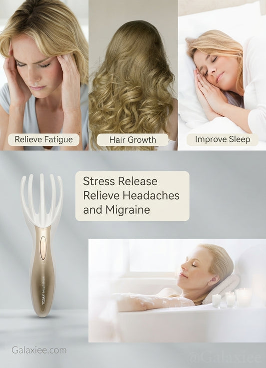 RIWA RF-1701 Electric Scalp Massager Comb – Galaxiee