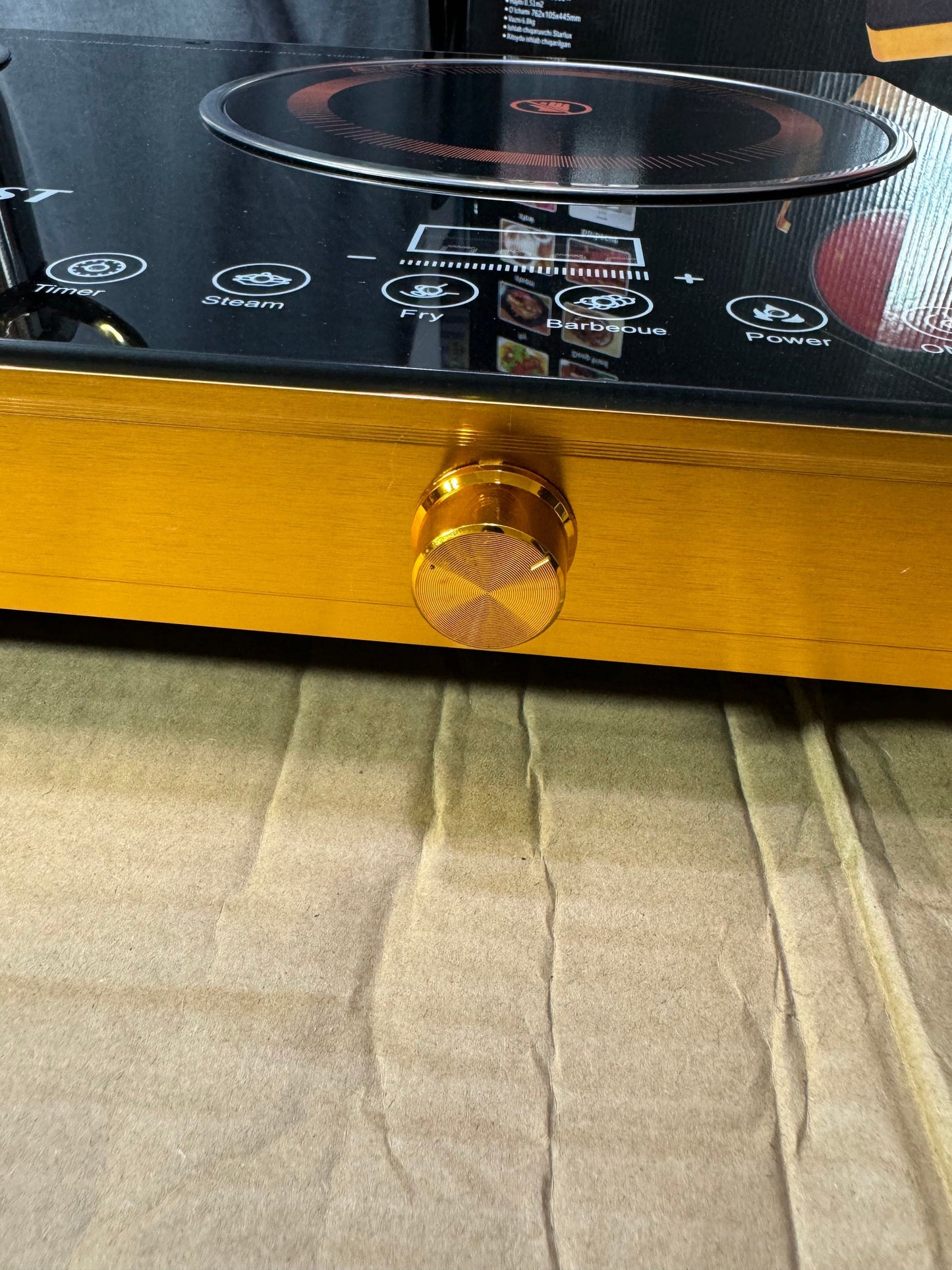 German Lot 2-Burner Silver Crest Infrared Cooker Hot Plate | 7000 W High-Power Dual Burner