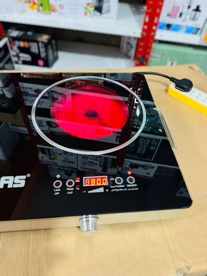 Geepas 3600W Double Digital Hot Plate – GIC6131 | Dual Burner Infrared Stove