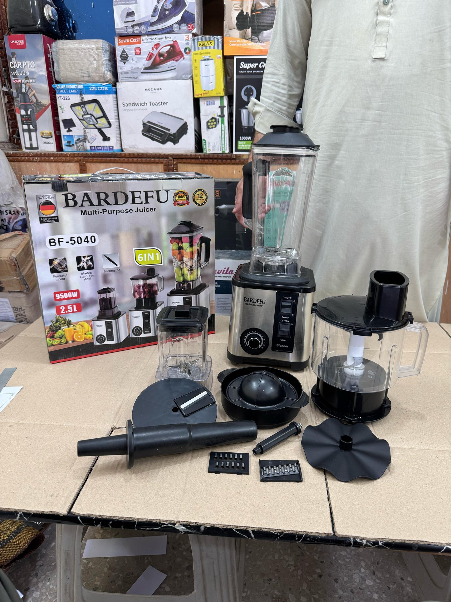 BARDEFU Germany 6 in 1 blender set