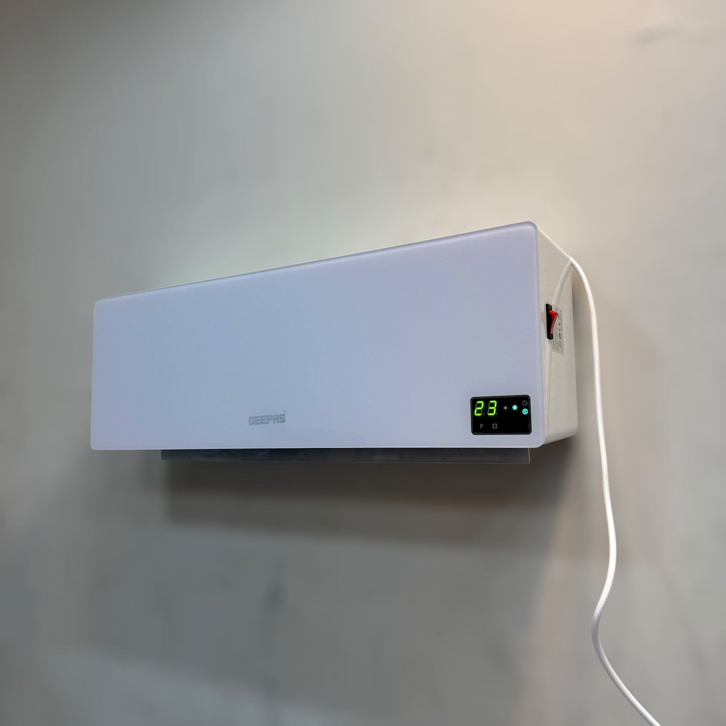 Geepas PTC Ceramic Wall Heater GRH28563P | 2000W Smart Wall-Mounted Heater