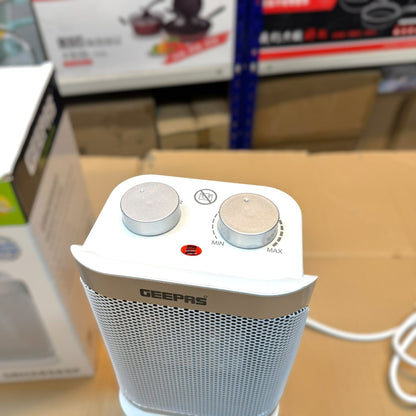 Geepas PTC Fan Heater GRH28565P – 1500W Fast Room Heating