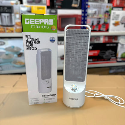 Geepas PTC Fan Heater GRH28569P – 2000W Ceramic Room Heater