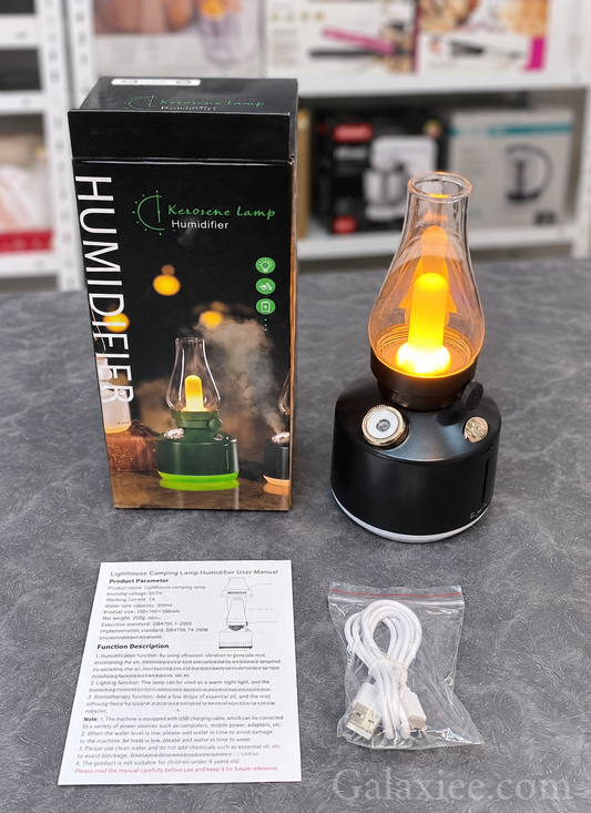 Lighthouse Camping Lamp Humidifier USB LED Night Light – Galaxiee