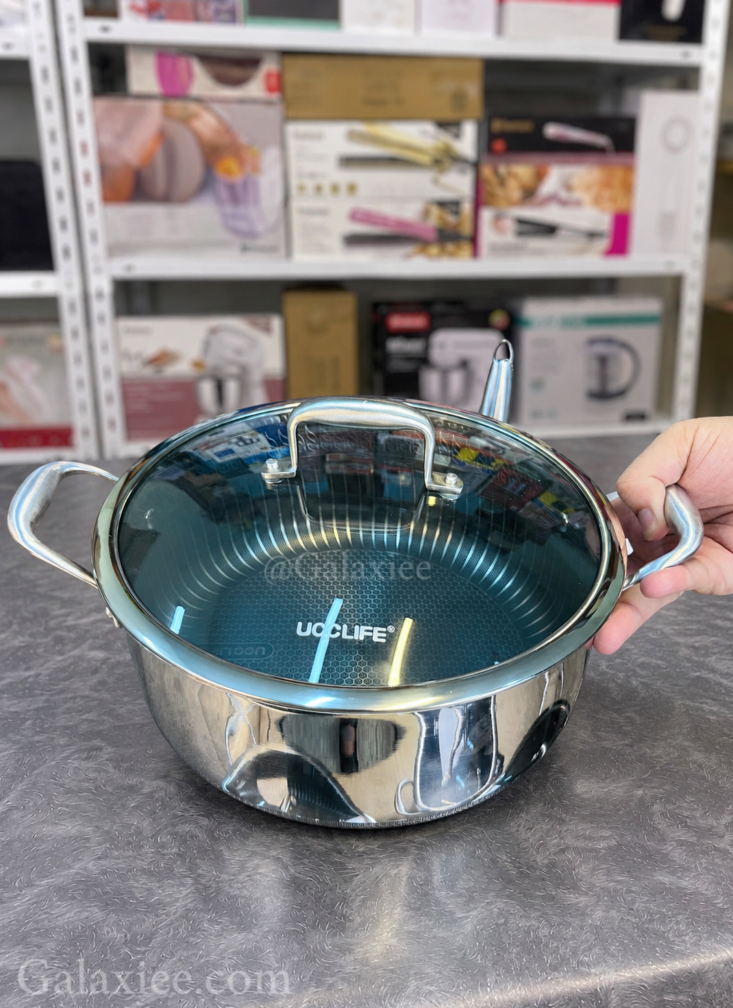 9-Piece Tri-Ply Stainless Steel Cookware Set