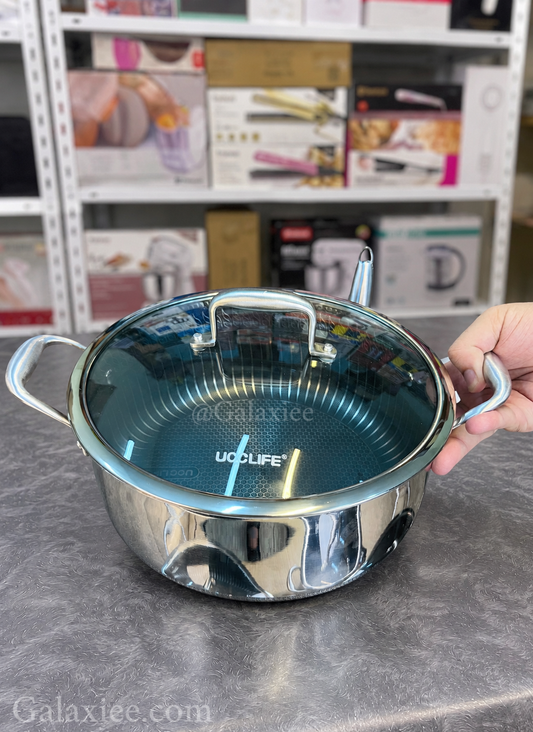 9-Piece Tri-Ply Stainless Steel Cookware Set