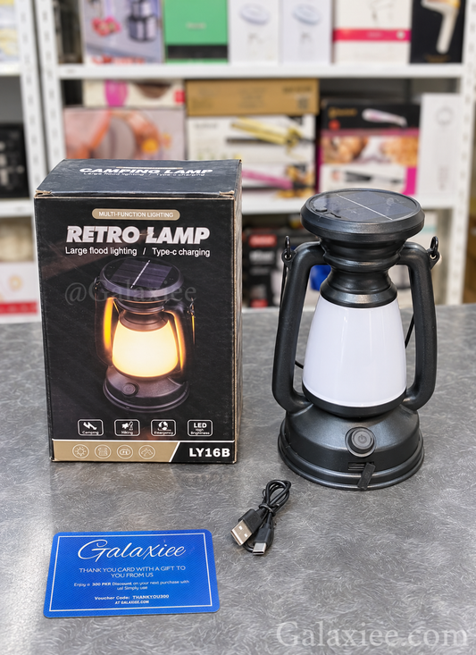 Retro Camping Lamp & LED Flood Light | Galaxiee