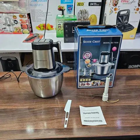 Silver Crest 5L Food Chopper | Meat & Vegtable Chopper - #galaxiee.com#