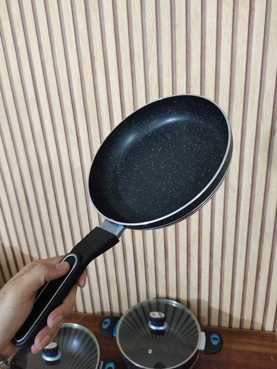 Arshia 18-Piece Bistro Marble Coated Cookware Set