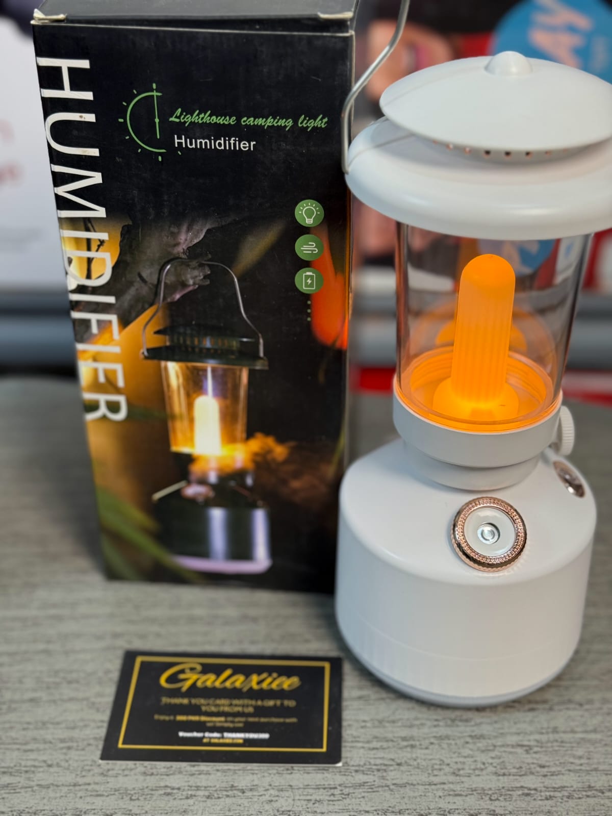 MistGlow 2-in-1 Night Lamp Humidifier