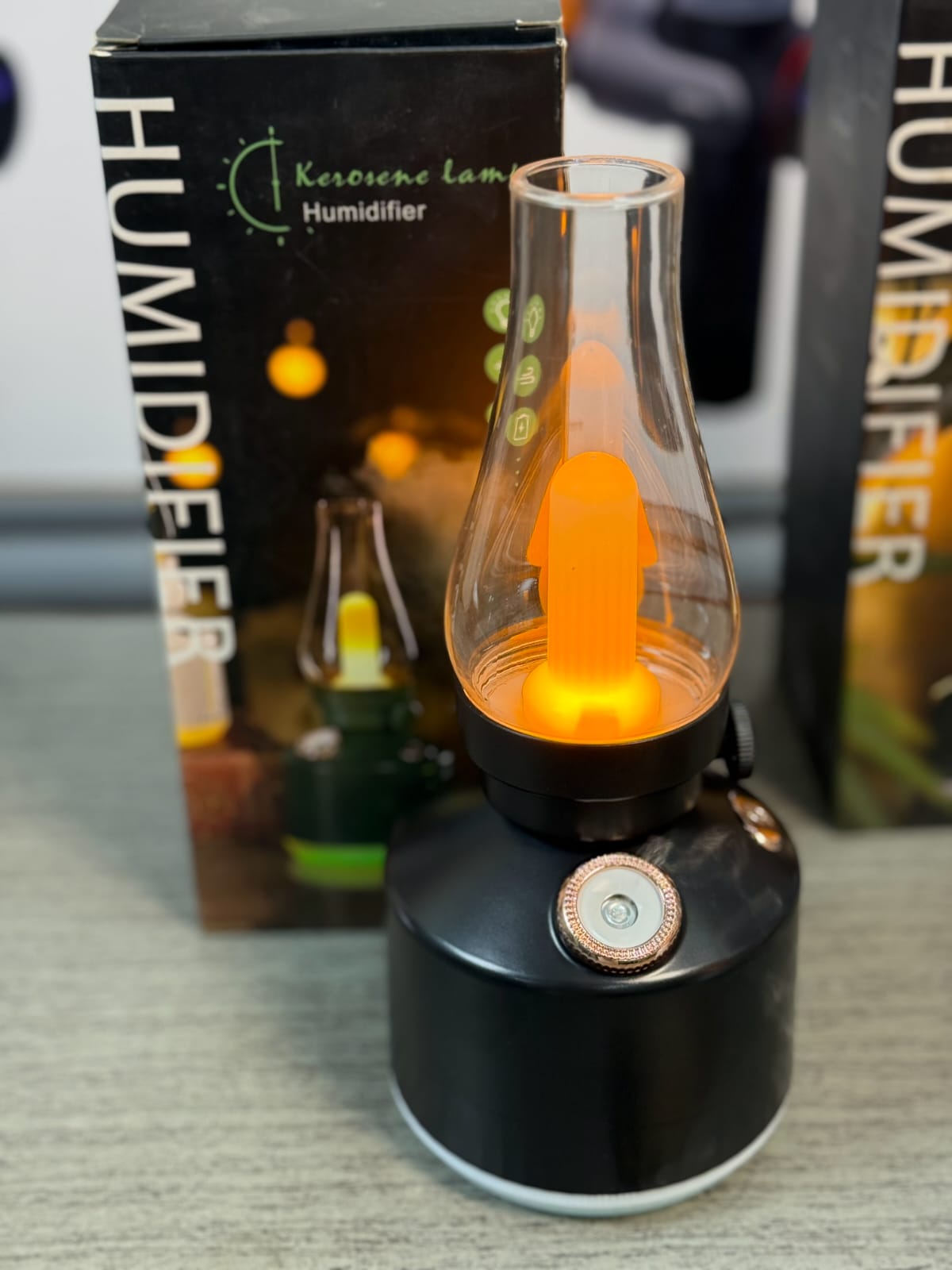 MistGlow 2-in-1 Night Lamp Humidifier