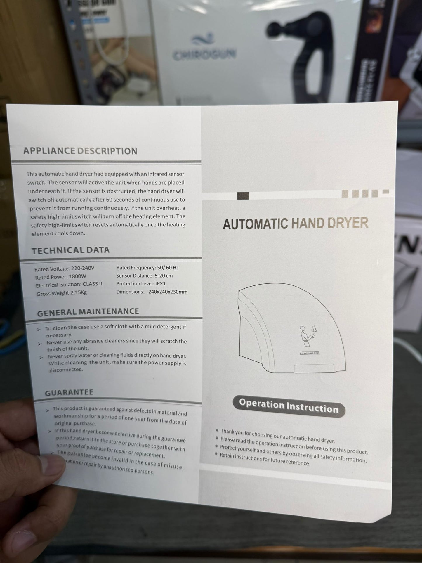 Siemens Automatic Hand Dryer