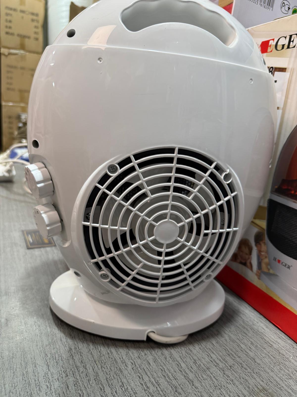 Original Haeger Flame Heater Fan Heater