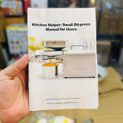 Stainless Steel Oil Press Machine – Pure & Fresh Oil at Home!